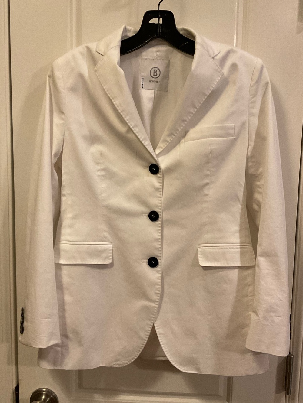 Bogner White Blazer - 6